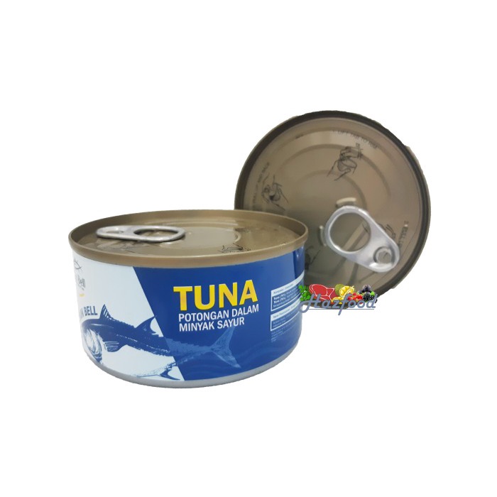 

Sun Bell Tuna Chunk in Vegetable Oil 185g |Ikan Tuna Kaleng