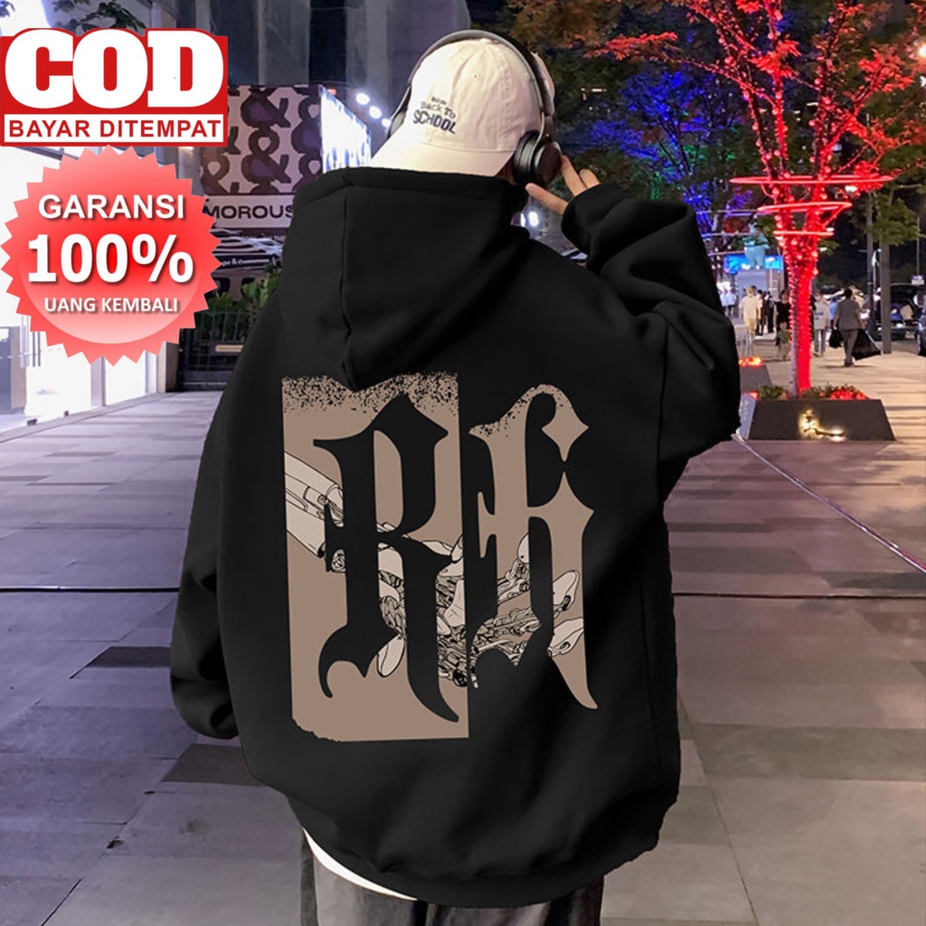 PROMO COD Hoodie Rough House Hoodie Anaka Rantau Kangen Rumah Hoodie Pria Wanita Bisa COD Hoodie RH Gaya Amerika Plus Beludru Berat Pullover Hoodie Pria Musim Gugur Musim Dingin Pasangan Hip Hop Kaus Unisex Trendy