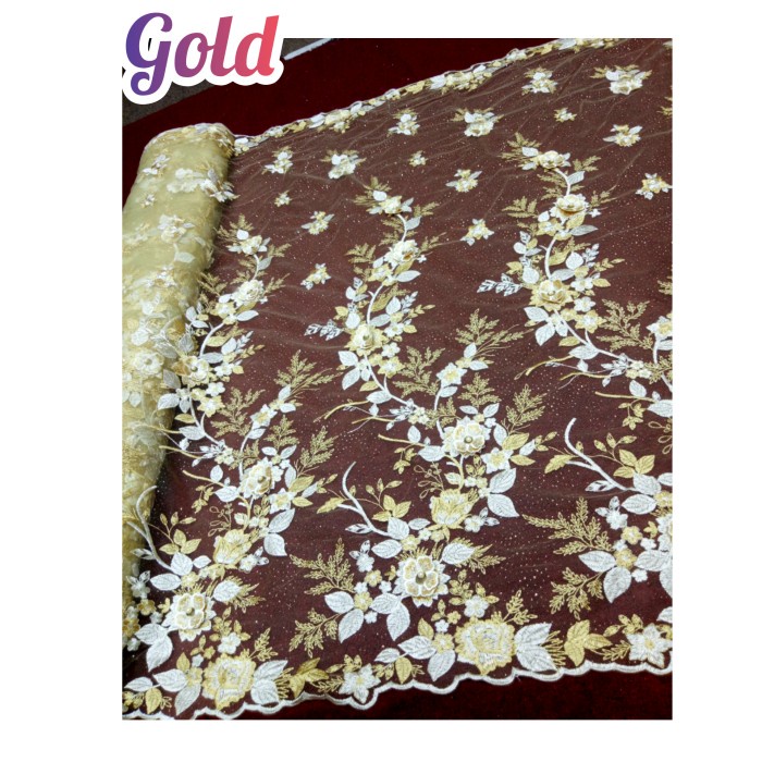 Kain tile 3D payet/Bahan tile 3D Payet/Kain bahan tile payet