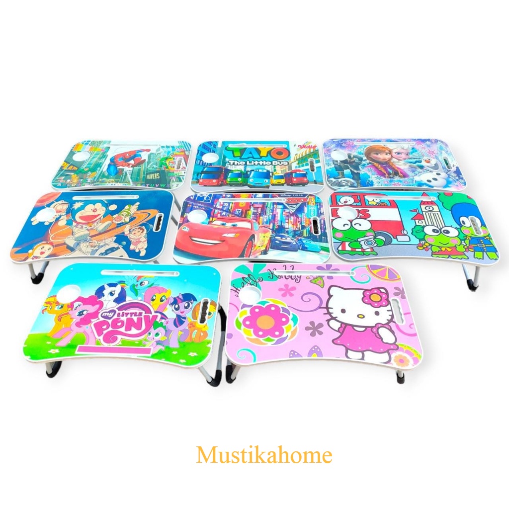 JUMBO PREMIUM MEJA LAPTOP MEJA PORTABLE MEJA LIPAT KARAKTER JUMBO PREMIUM