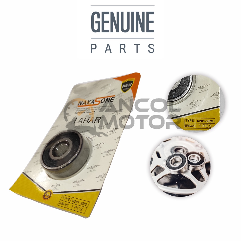 Nakasone Bearing 6201 Laher Roda Depan Motor Beat Vario Scoopy Matic