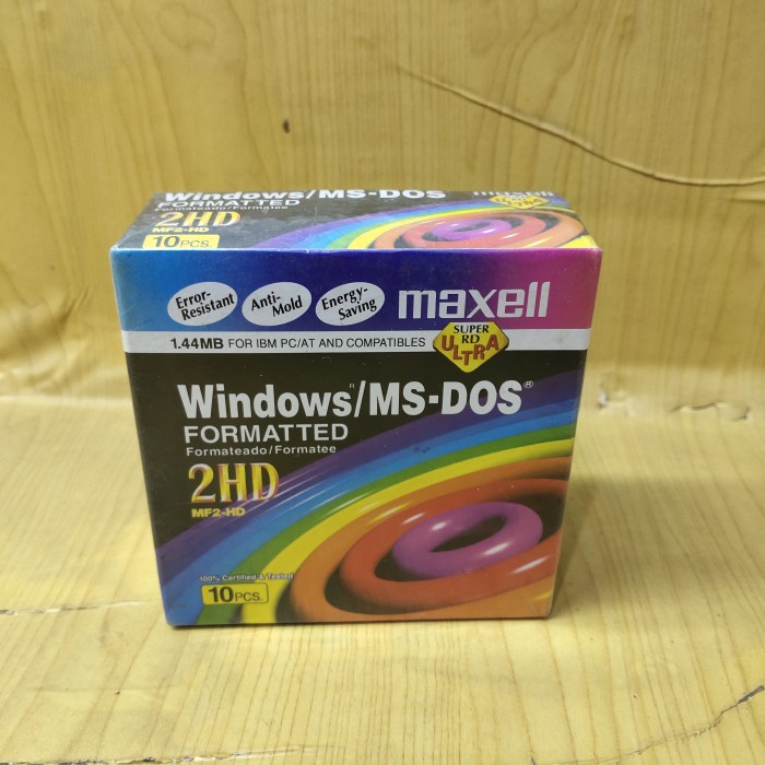 Disket Maxell Super RD Ultra 2HD Floppy Disk BARU