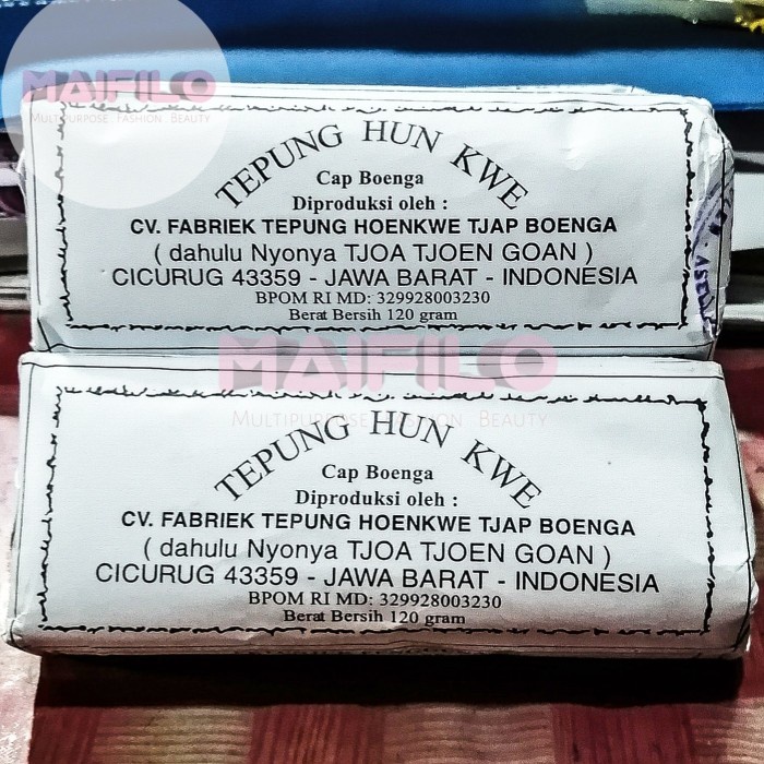 

Termurah [ Best Seller ] Tepung Hunkwe cap Bunga 120gr
