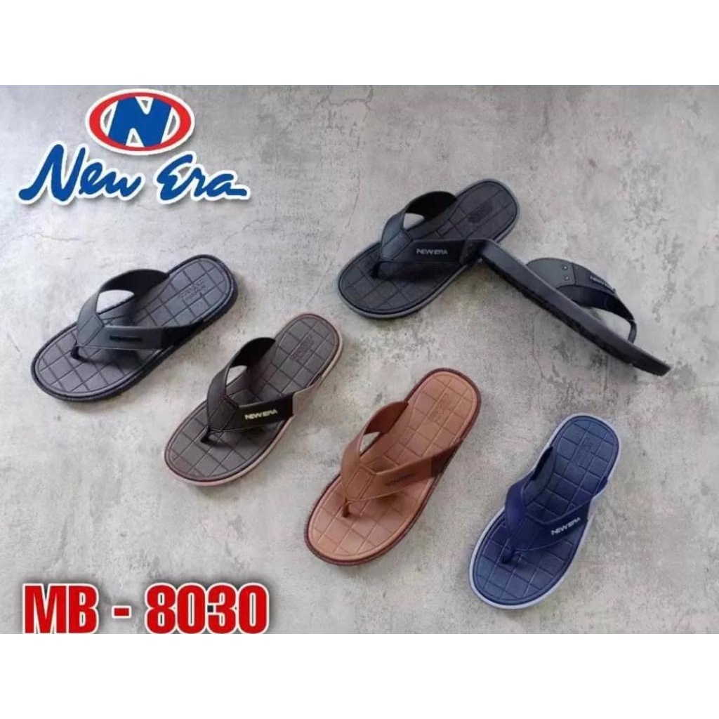(COD) New Era Sandal Jepit Cowok/Dewasa MB-8030 (Grosir isi 6psg)