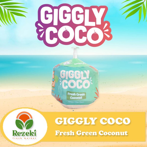 

Giggly Coco Fresh Green Coconut [1 Buah]