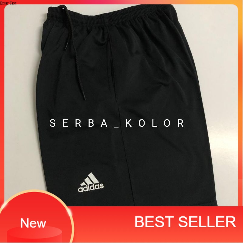 Celana Olahraga Pria Wanita adidas Hitam pendek | Celana bola pria | Celana futsal Pria | Celana Kol