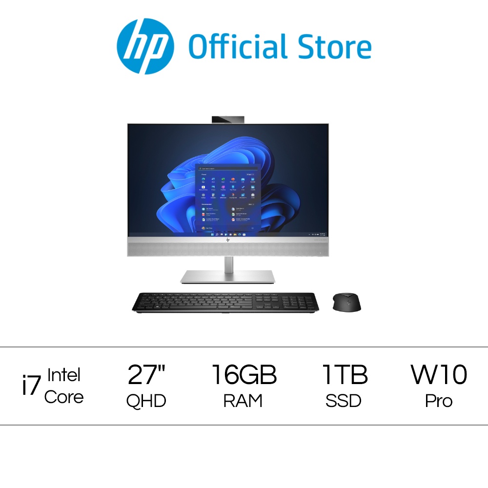 TEST LISTING ONLYCicilan 0% - HP EliteOne 870 G9 All-in-One Touchscreen PC Wolf Pro Security Edition Desktop PC / 27" / Core i7 / 16GB DDR5 / 1TB SSD / W11 Pro