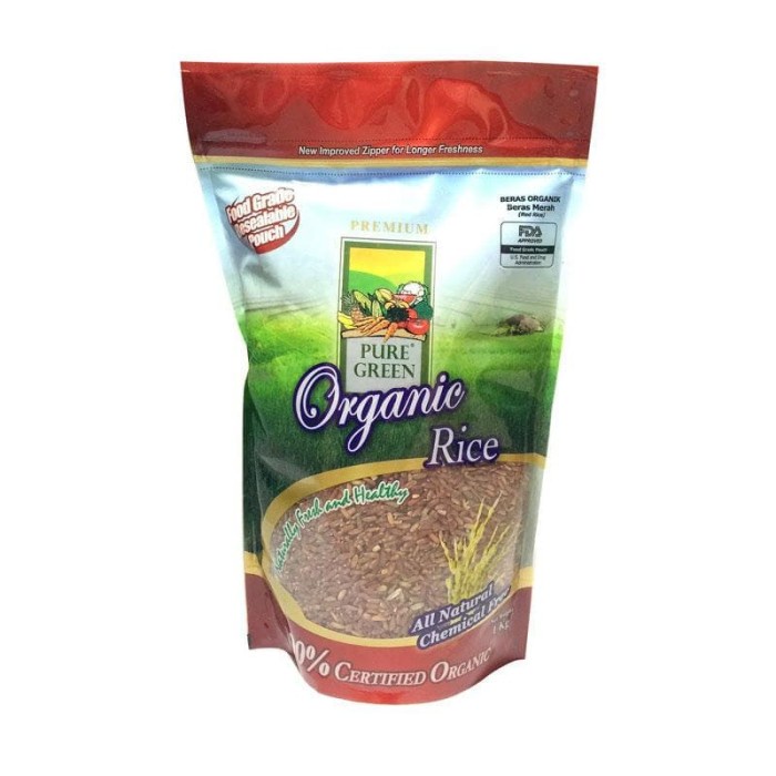 

Pure Green Beras Organik Merah [1 kg]