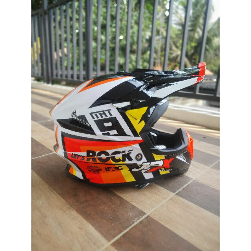 Helm FULLFACE CROSS JPX Limited Edition IERC MAT 9 Pearl White