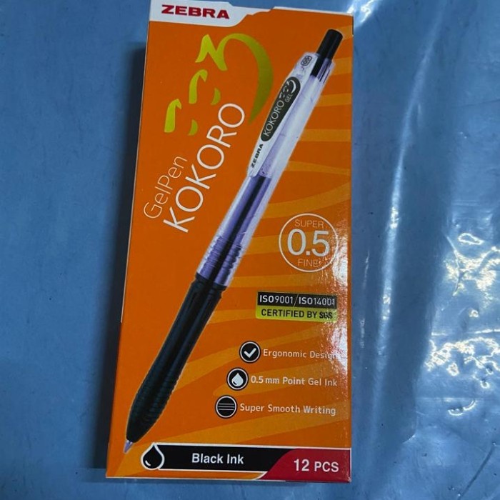

[New]/Promo Ballpoint/ Gel Pen Zebra Kokoro 0.5 hitam