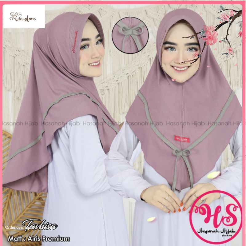 Hijab Terbaru / TAVHISA ORI Hasanah Hijab Instan Jersey Airis Premium Kerudung TAVISHA Bergo Pad Jil