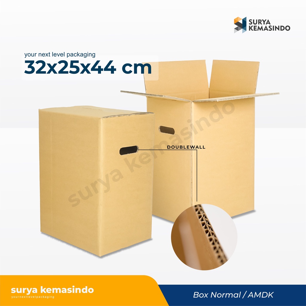 

BOX 32x25x44 (JAHE 10KG) Double Wall/KADUS/KEMASAN/PAKING/JAHEGAJAH/CENGKEH/PALA/CENGKEH
