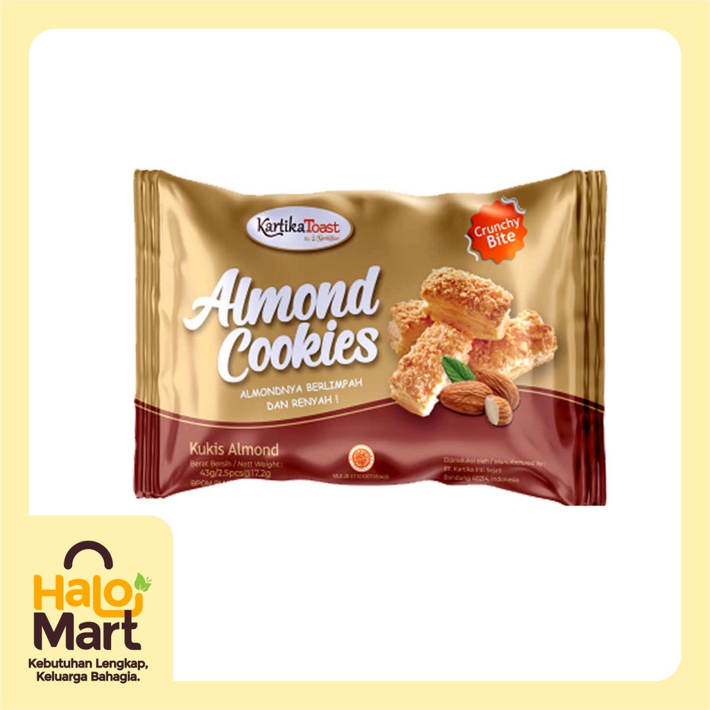 

KT ALMOND COOKIES 43 G