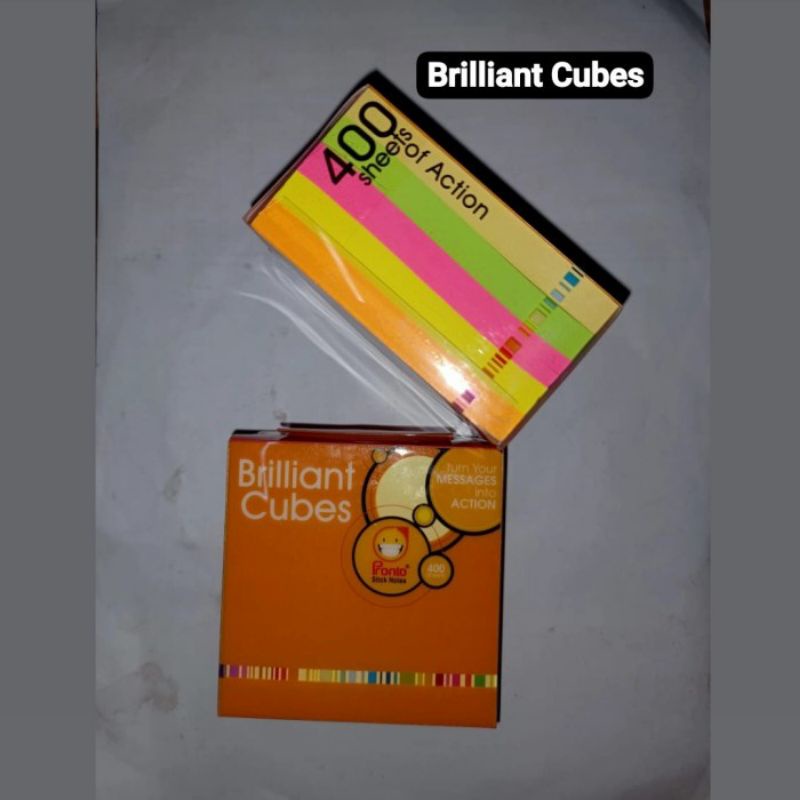 

Pronto Brilliant Cubes 654 warna ( 1pak/5warna )