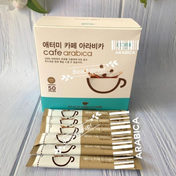 

Coffee Arabica Korea 1 kotak isi 50 sachets