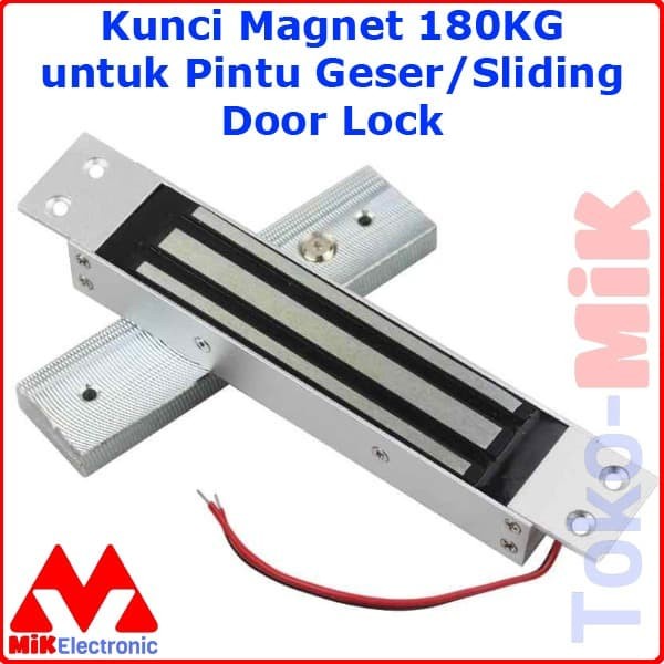 

Magnet 180KG 180 KG Magnetic Lock Pintu Geser Sliding Access Door Lock GT27