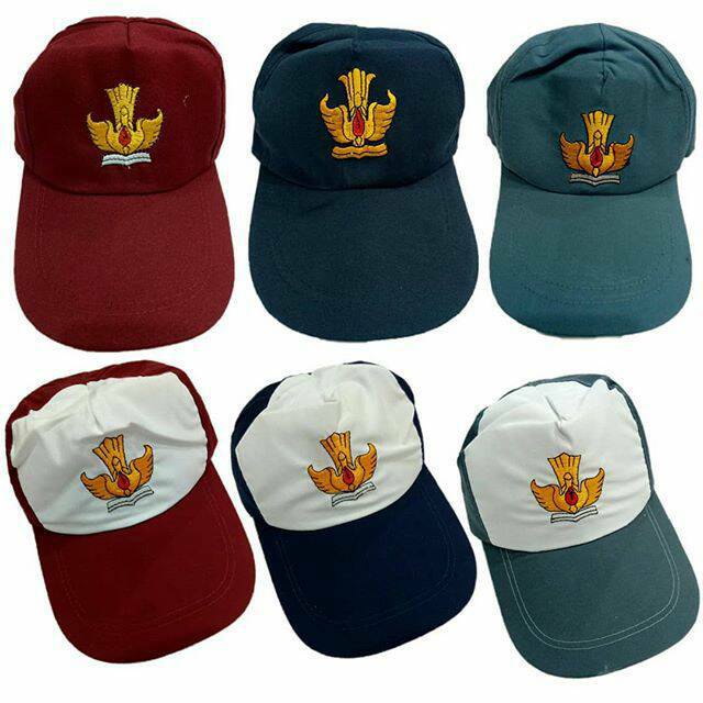 Topi Seragam Sekolah anak laki perempuan SD SMP SMA Pramuka buat perlengkapan sekolah dan kami juga 