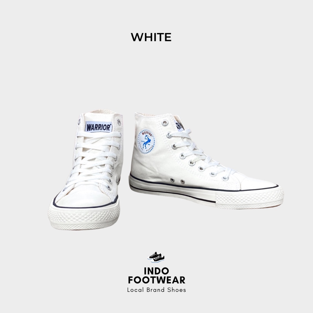 Sepatu Warrior Sparta High &amp; Low Bw Bbw White Sepatu Sekolah Termurah 003