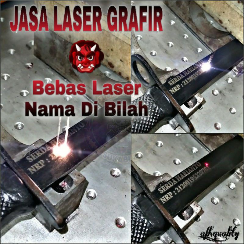 JASA LASER/GRAFIR UKIR NAMA ukir batik BILAH
