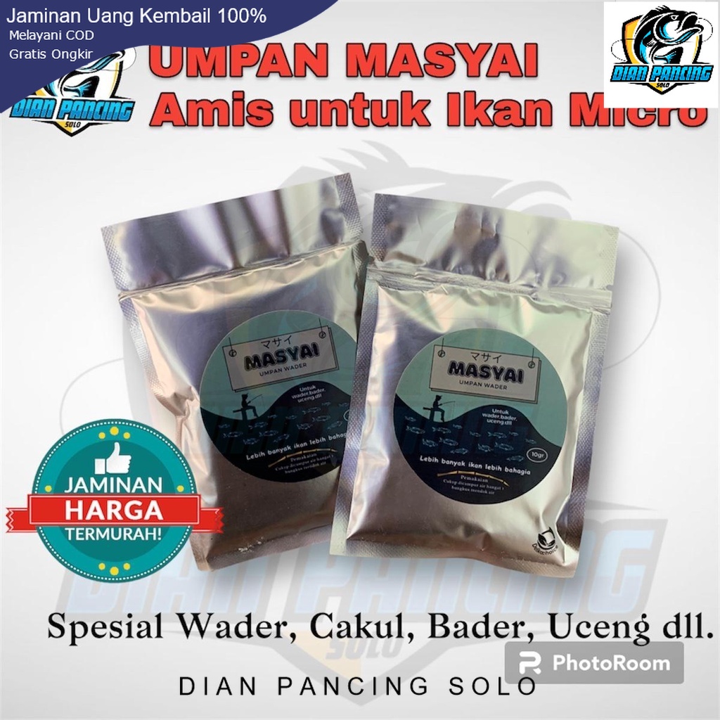Umpan wader atau cakul Ikan Uceng Putihan Bader Tawes
