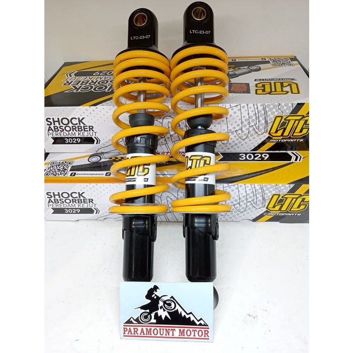 Shockbreaker absober stelan / shock skok belakang 280 / 320 / 340 mm - YELLOW SCARLET, 280MM