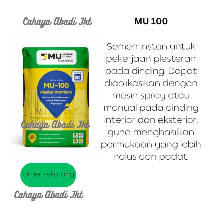 MU100 | MU 100 PLESTER PREMIUM 40kg