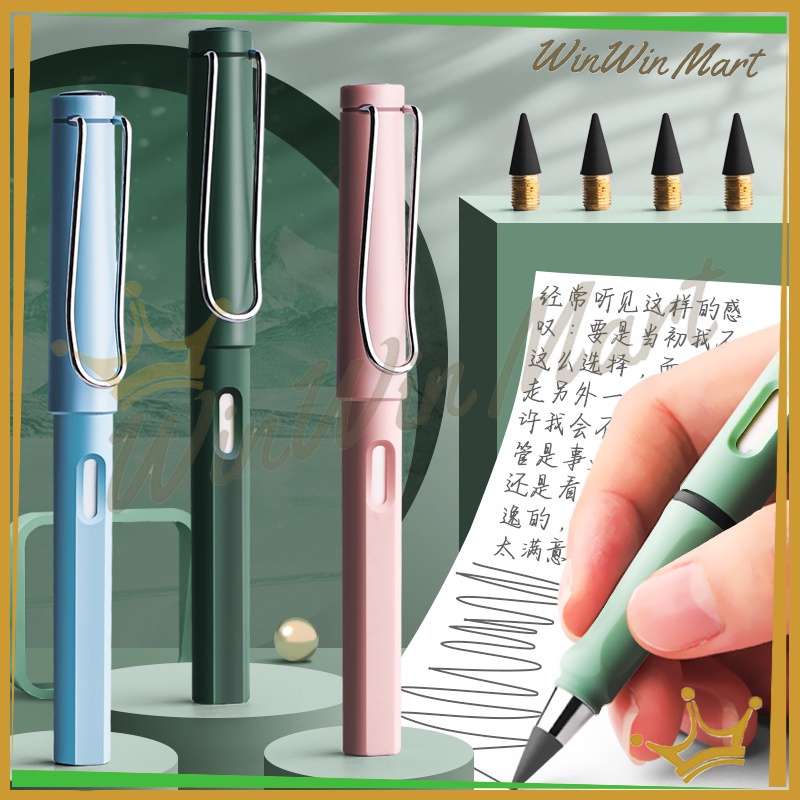 

Eternal Pencil /Pensil tanpa rautan / Pensil Eternal Tanpa Isi Untuk Sekolah/ Pensil tanpa batas/PENSIL AJAIB/PENSIL ANTI PATAH DAN TUMPUL 1 PCS