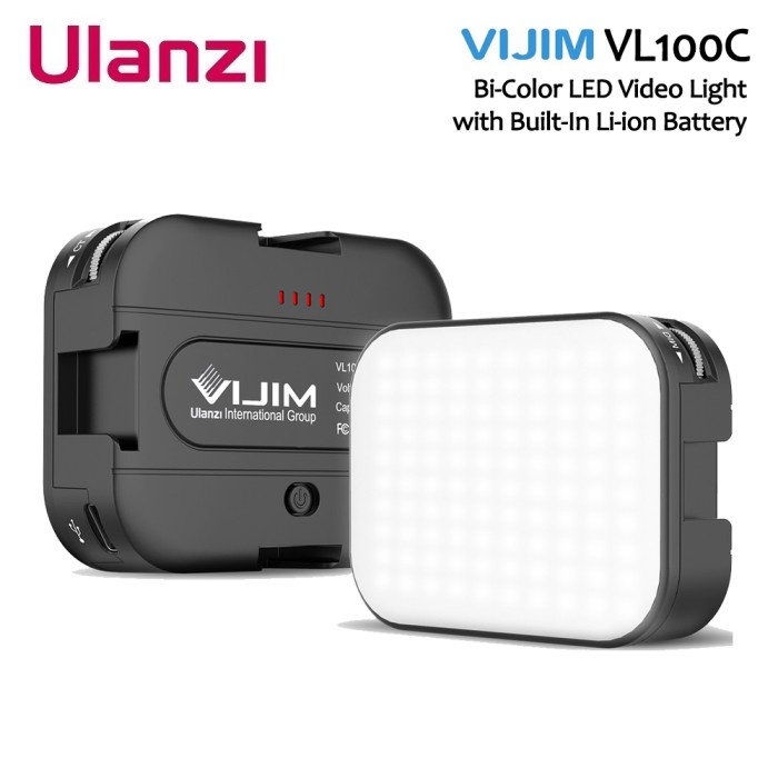 COD Ulanzi Vijim VL100C LED Video Continuous Light Bi-color (2500K-6500K)