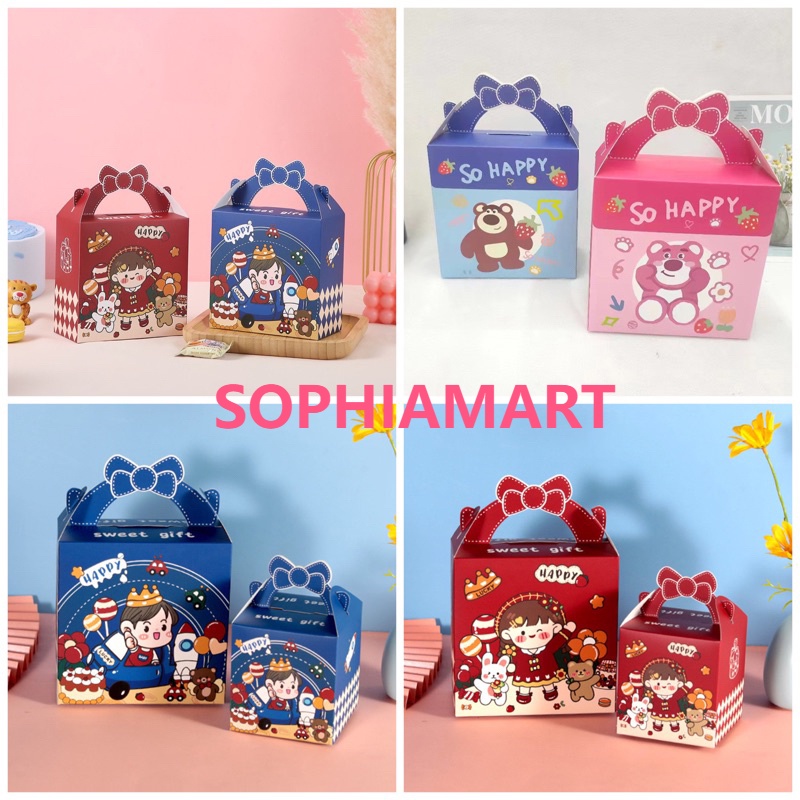 

BOX SOUVENIR ULANG TAHUN ANAK / KOTAK SNACK BIRTHDAY KEKINIAN