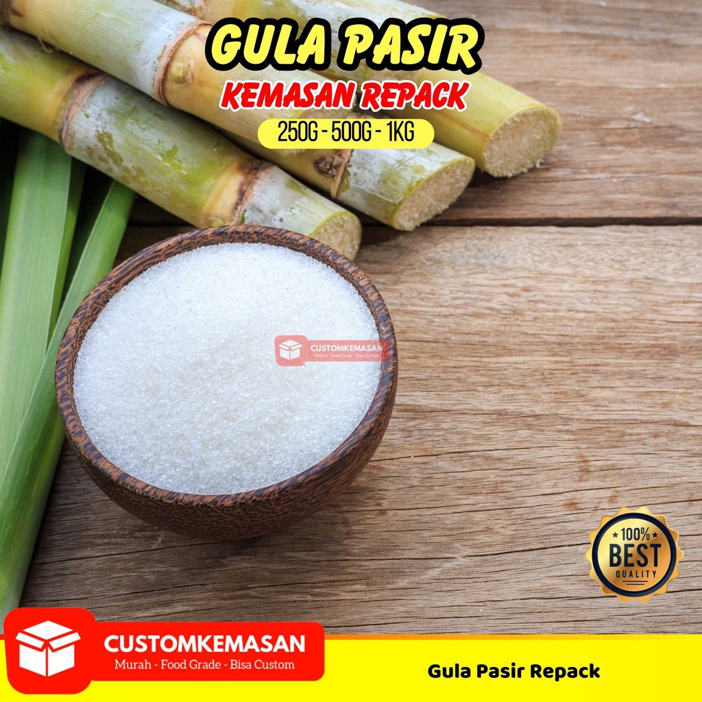 

Gula Pasir / Gula Pasir Repack / Gula Kemasan Repack / Gula Repack