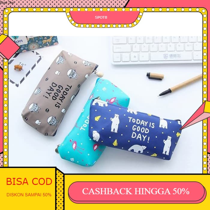 

Spot8 TP010 Tempat Pensil Lucu Good day
