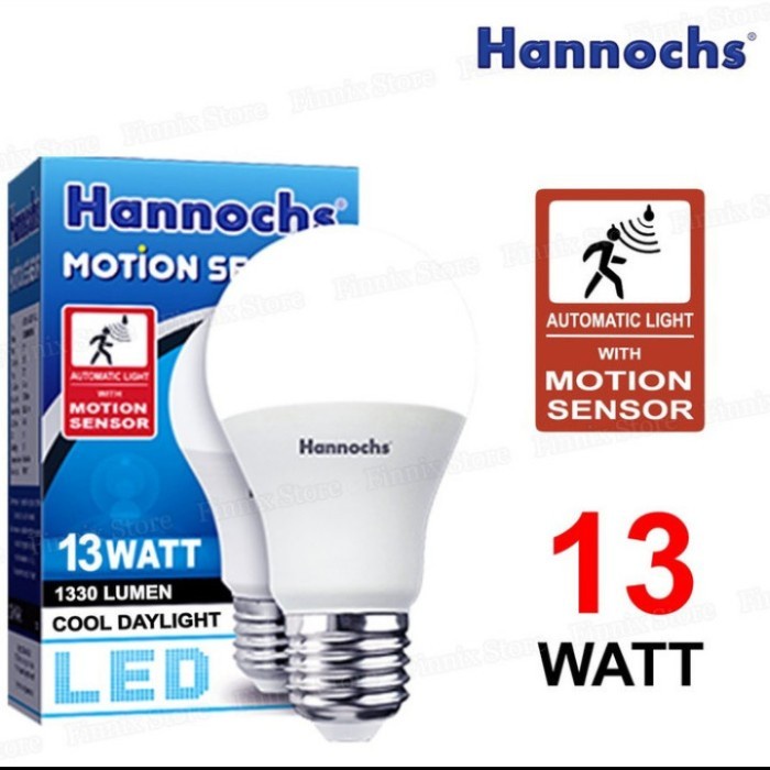 HANNOCHS LED Motion Sensor 13W Lampu Sensor Gerak Lampu HANNOCH Sensor