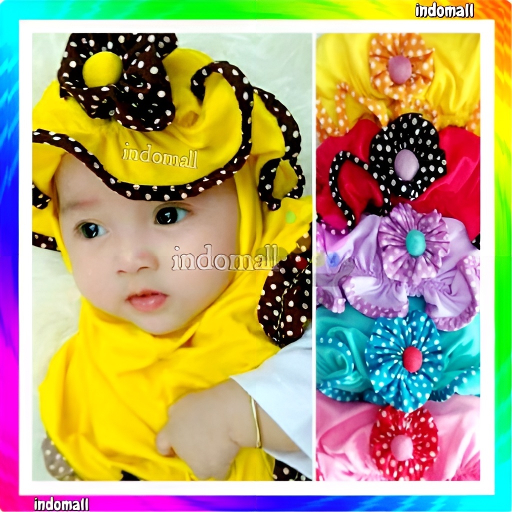 Kerudung Anak Bayi 0 6 12 Bulan Up 2 Th To List Hijab Bayi Jilbab Anak Bayi 1 tahun Jilbab Bayi Pere