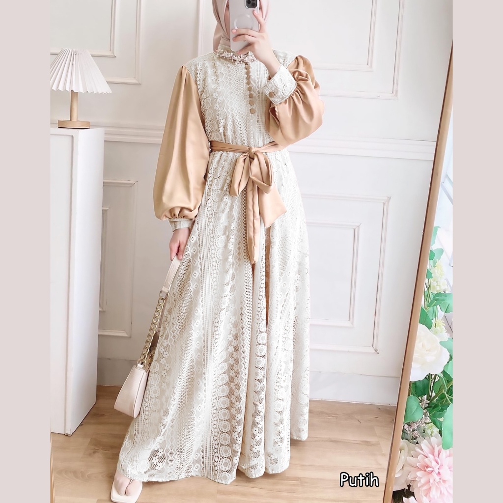 MAXY GAMIS BRUKAT PREMIUM KIANIA MAXY GAMIS BRUKAT MALIKA WANITA TERBARU