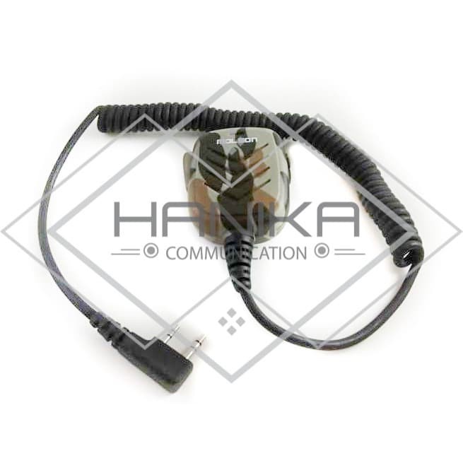 [AN] Hand Speaker Mic HT Cina Molson Weierwei Baofeng Firstcom Loreng Hijau