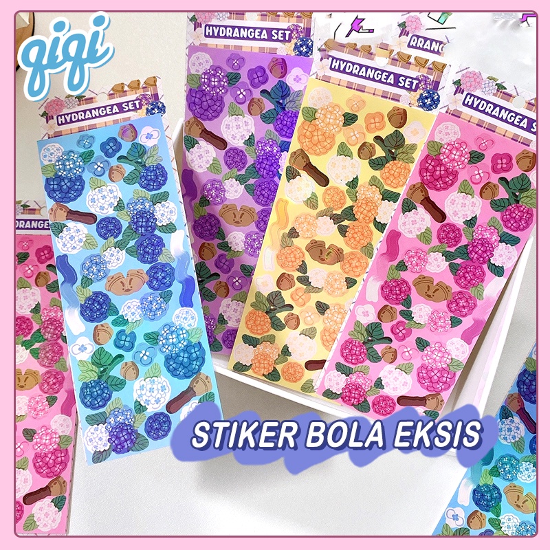 

Laser Sticker Decoration for PC Photo Card / Stiker Dekorasi/Seri bahasa bunga romantis stiker tangan laser stiker warna-warni bahan dekorasi kartu stiker DIY lucu - Qiqi Treasure