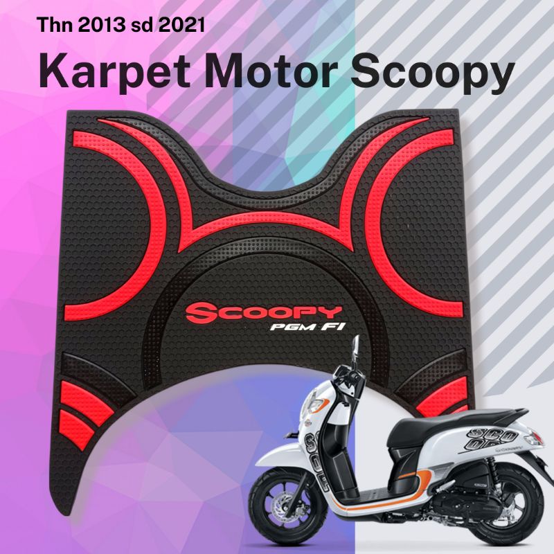 Karpet Scoopy / Aksesoris Motor Scoopy / Variasi Motor Scoopy