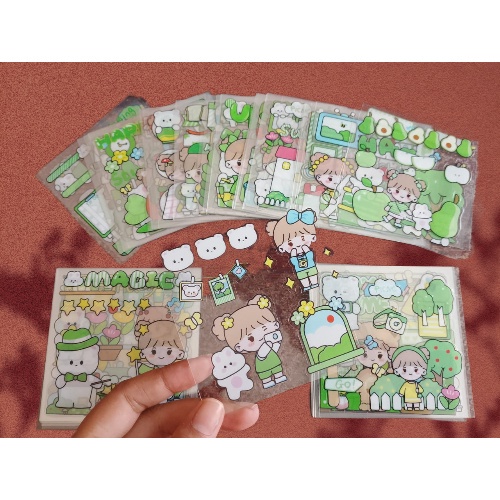 

3A. Stiker Lucu 2D Tumblr PerLEMBAR / Sticker 2D Lucu Tumblr