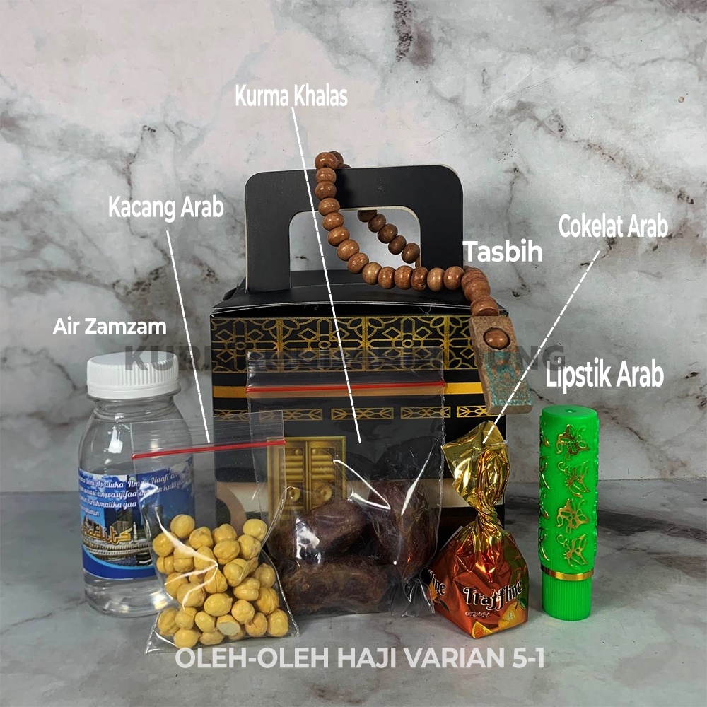 

OLEH OLEH HAJI SEKAT 5 ZAMZAM KHALAS COKLAT KACANG ARAB TASBIH PLUS LIPSTICK VARIAN 1