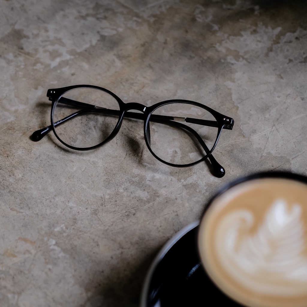 Uppernoose Reve - Frame Kacamata Elastis Lentur Plastik Bulat Besar Oversized