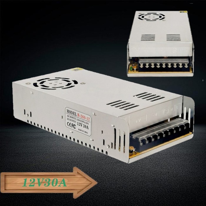 power supply switching 12V 30A