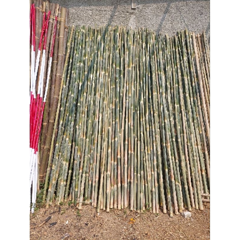 REDY Bambu Tiang Bendera Bambu Apus Panjang 1m..2m.2.5m, Untuk Baleho, Umbul2, Janur, Jemuran, Tongk