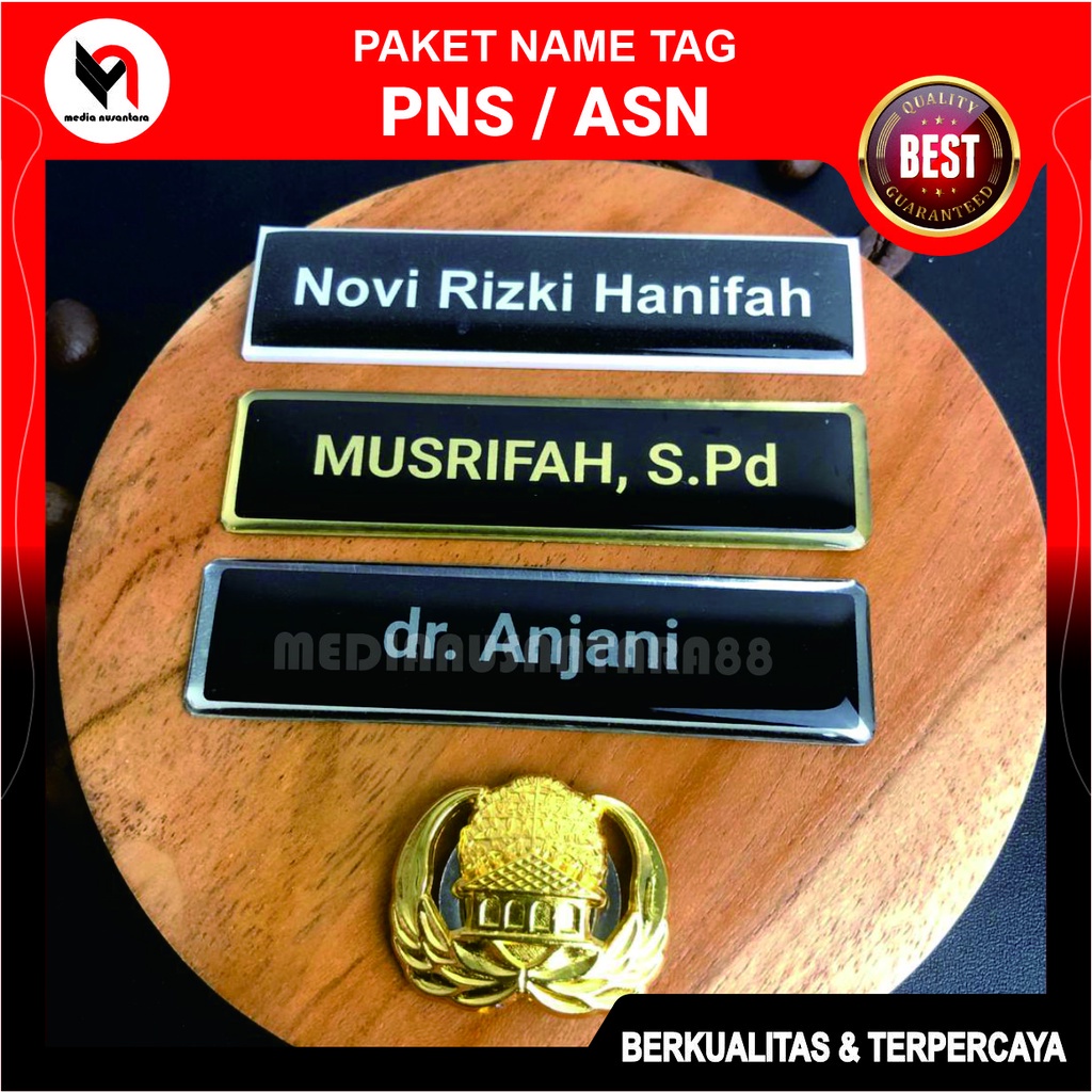 

SRAGAM HARI PAHLAWAN //Name Tag PNS Lencana Korpri Paket Lengkap Akrilik Kuningan Stainless