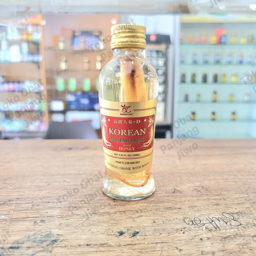KOREAN GINSENG DRINK WITH HONEY / GINSENG DRINK / MINUMAN GINSENG