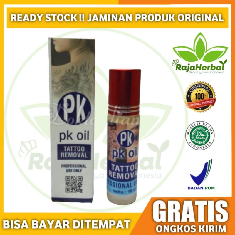 PK Oil Penghilang Tato Permanen Obat Penghapus Tatto Paling Ampuh