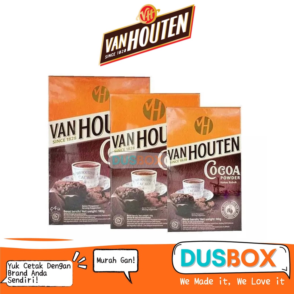 

VanHouten Cacao Powder / Cokelat Bubuk / Cokelat Bubuk Powder / Powder Bubuk Cokelat / Bubuk Cokelat