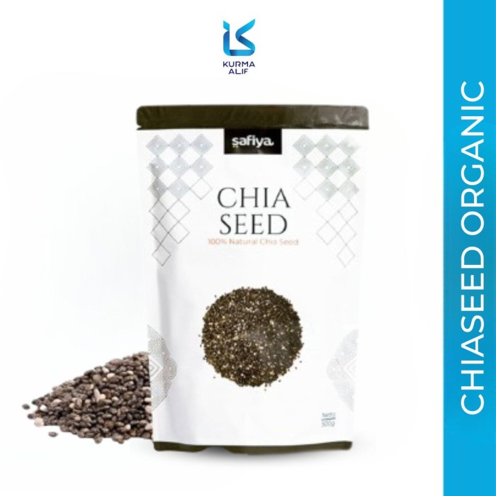 

[SG9] Chia Seed Organic Mexico 500 gr Chiaseed Premium Original