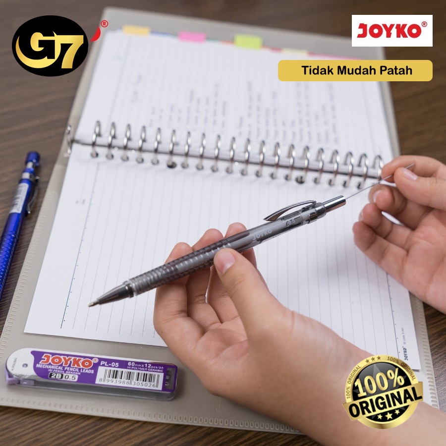 

Isi Pensil Joyko Mekanik 0.5 mm 2B Mechanical Pencil Leads Refill Potlot Alat Tulis Sekolah