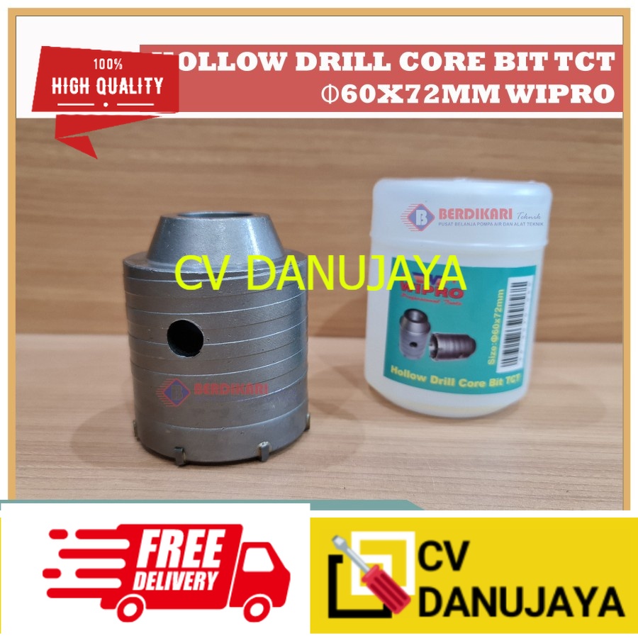 Hole saw Beton 60mm / Hollow Drill Core Bit 60mm - Wipro