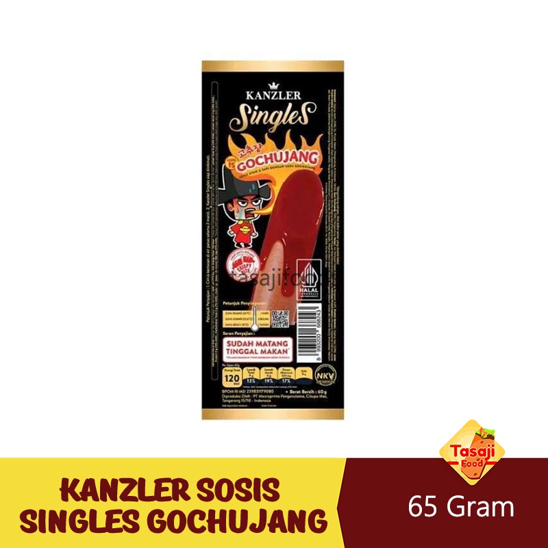 

Kanzler Sosis Singles Gochujang 65gr